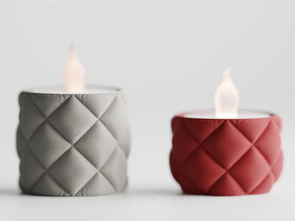 Inflated Cloth LED candle tealight