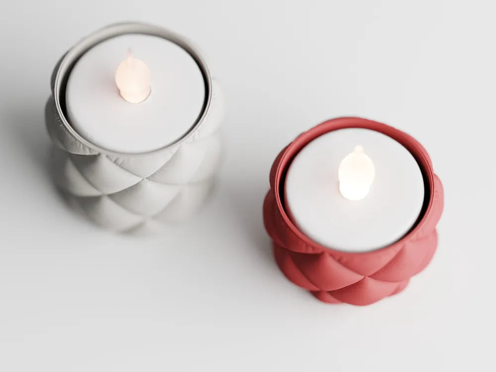 Inflated Cloth LED candle tealight
