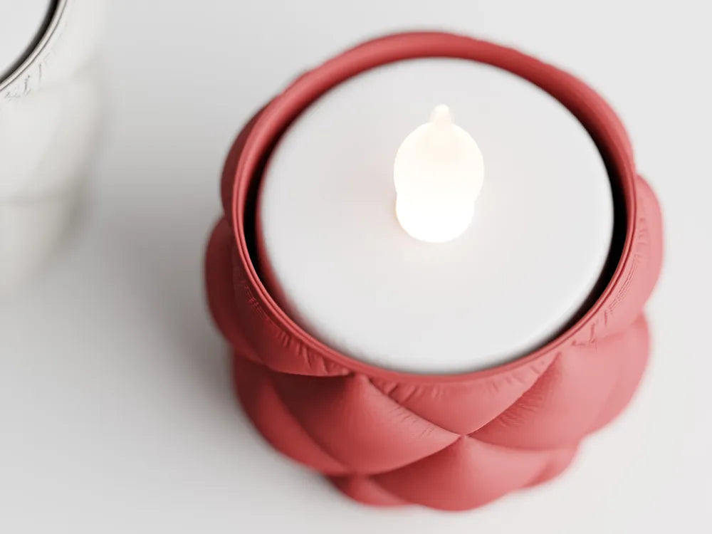 Inflated Cloth LED candle tealight
