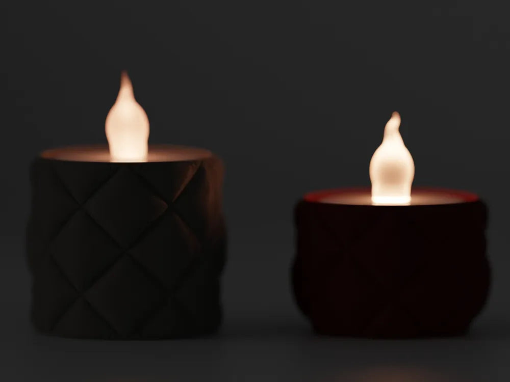 Inflated Cloth LED candle tealight