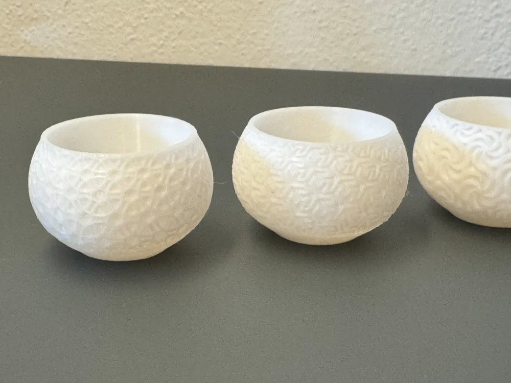 Tealight LED Candle geo style