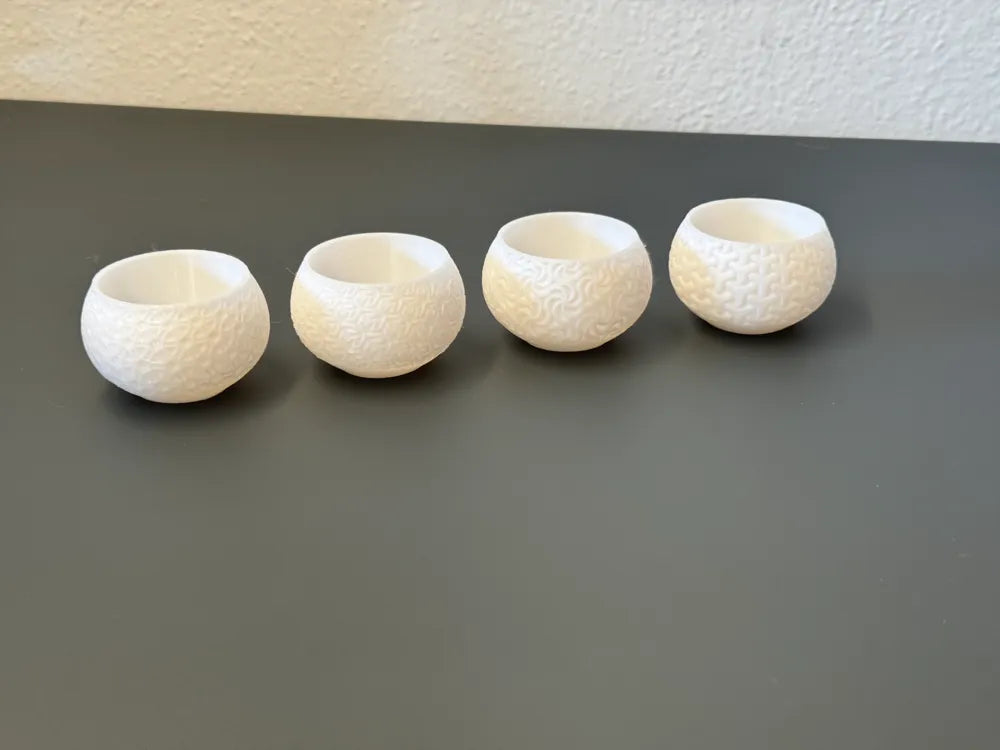 Tealight LED Candle geo style