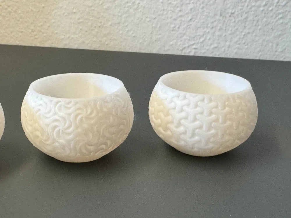 Tealight LED Candle geo style