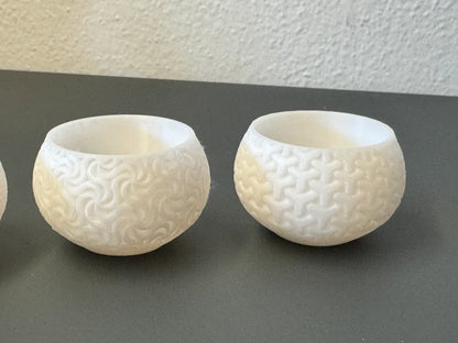 Tealight LED Candle geo style