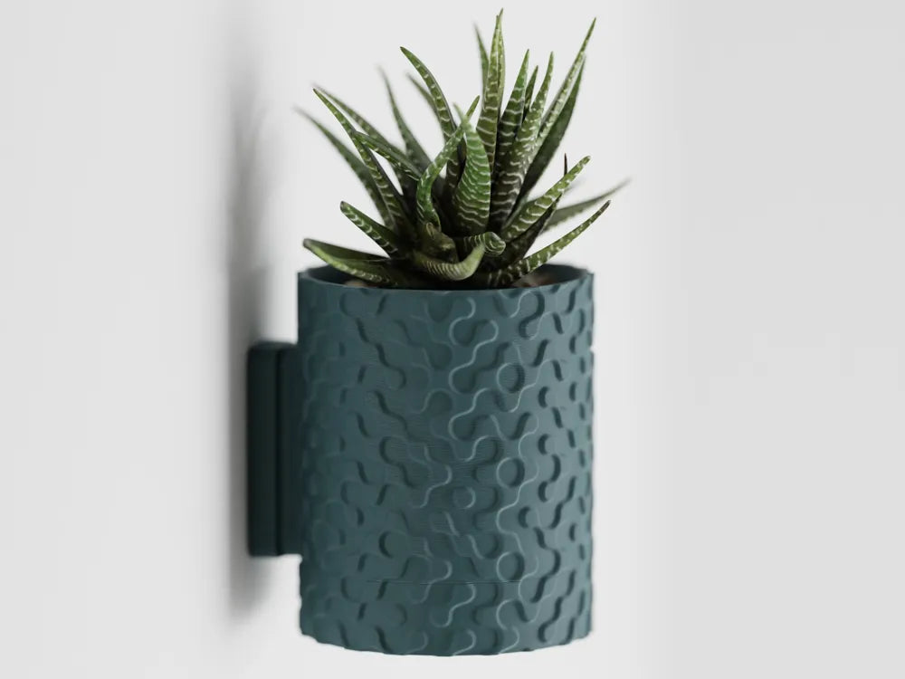 Plant Pot Geo Wall Mount Drip Tray