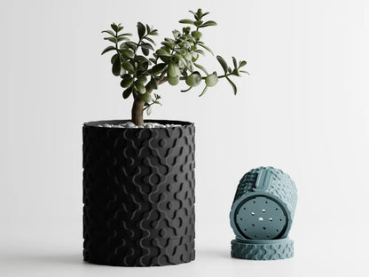 Plant Pot Geo Wall Mount Drip Tray