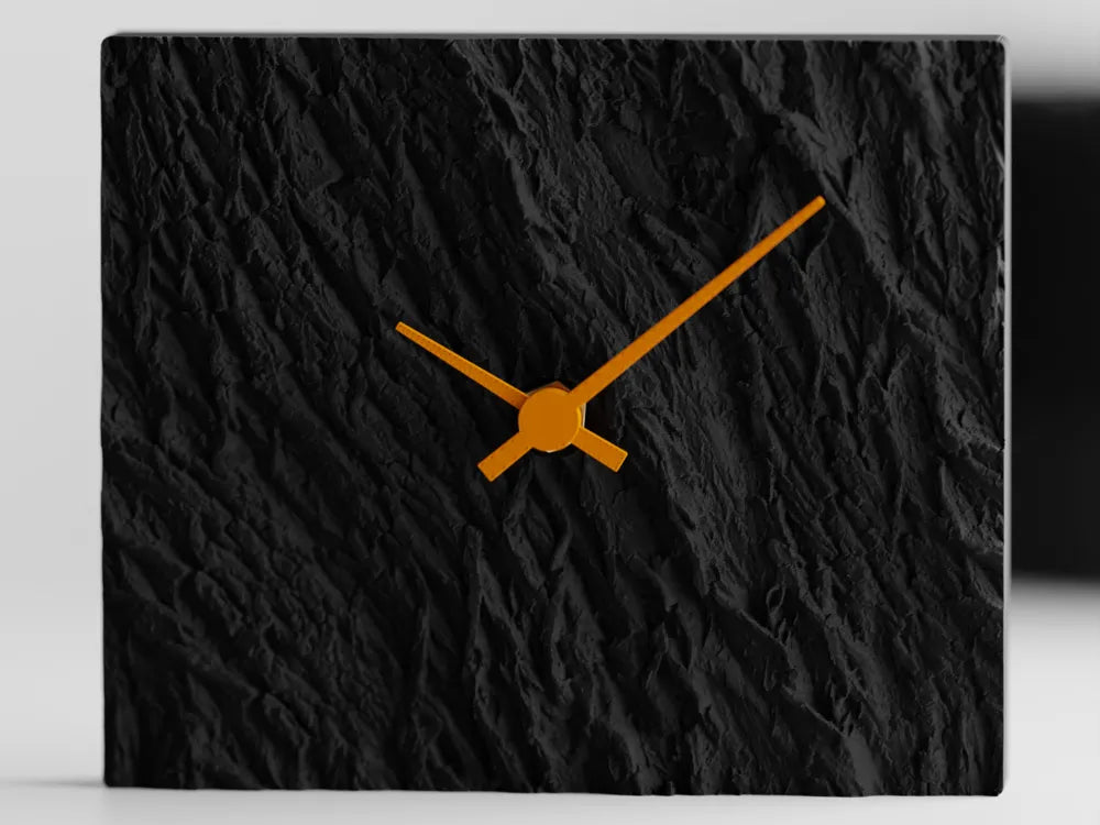 Charcoal / Wood Clock