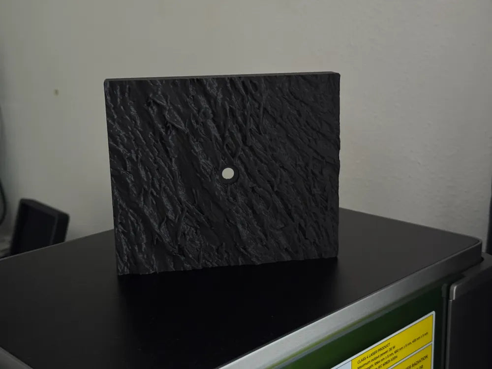 Charcoal / Wood Clock