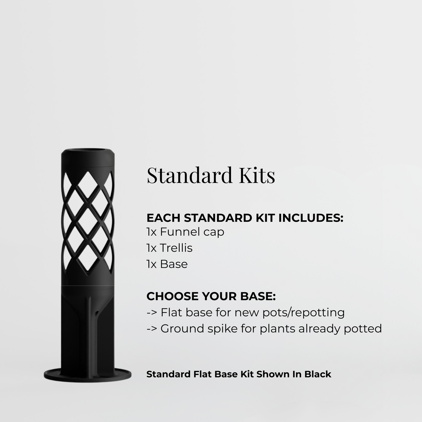 Verdura standard kit with single trellis section