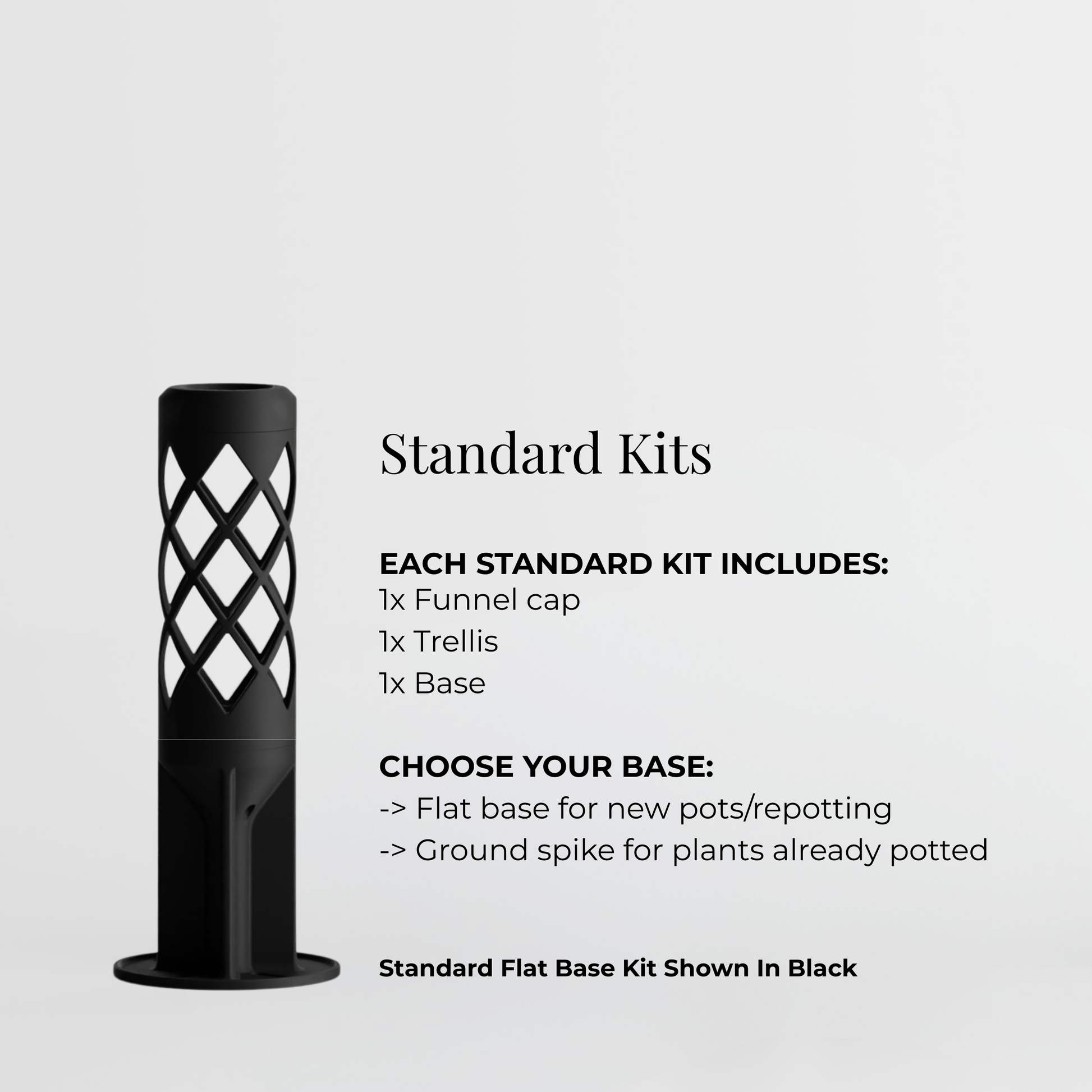 Verdura standard kit with single trellis section