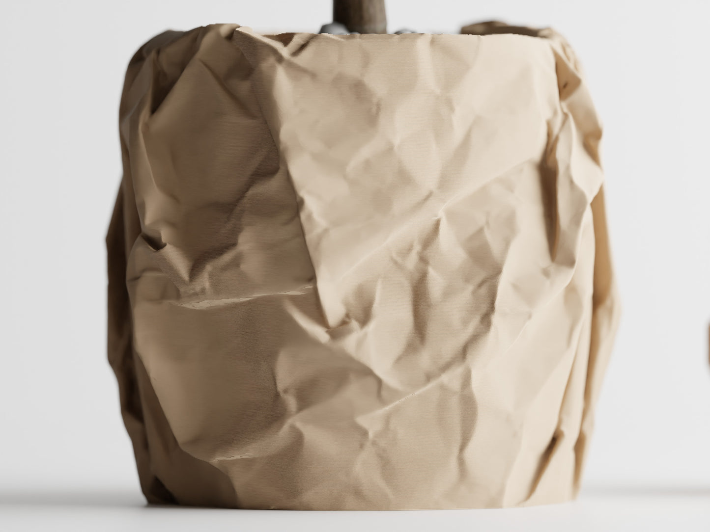 Crumbled Paper Pot - Detail