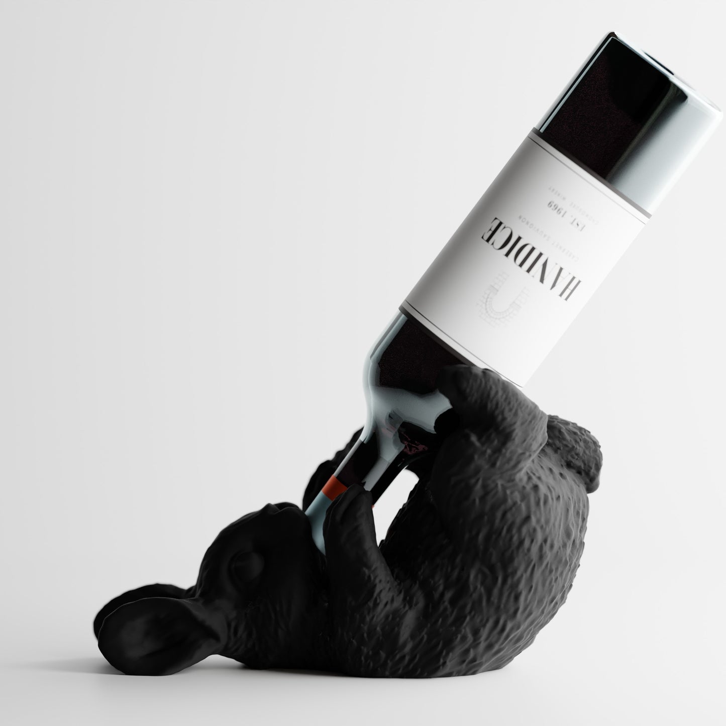 TipsyBun bunny wine bottle holder