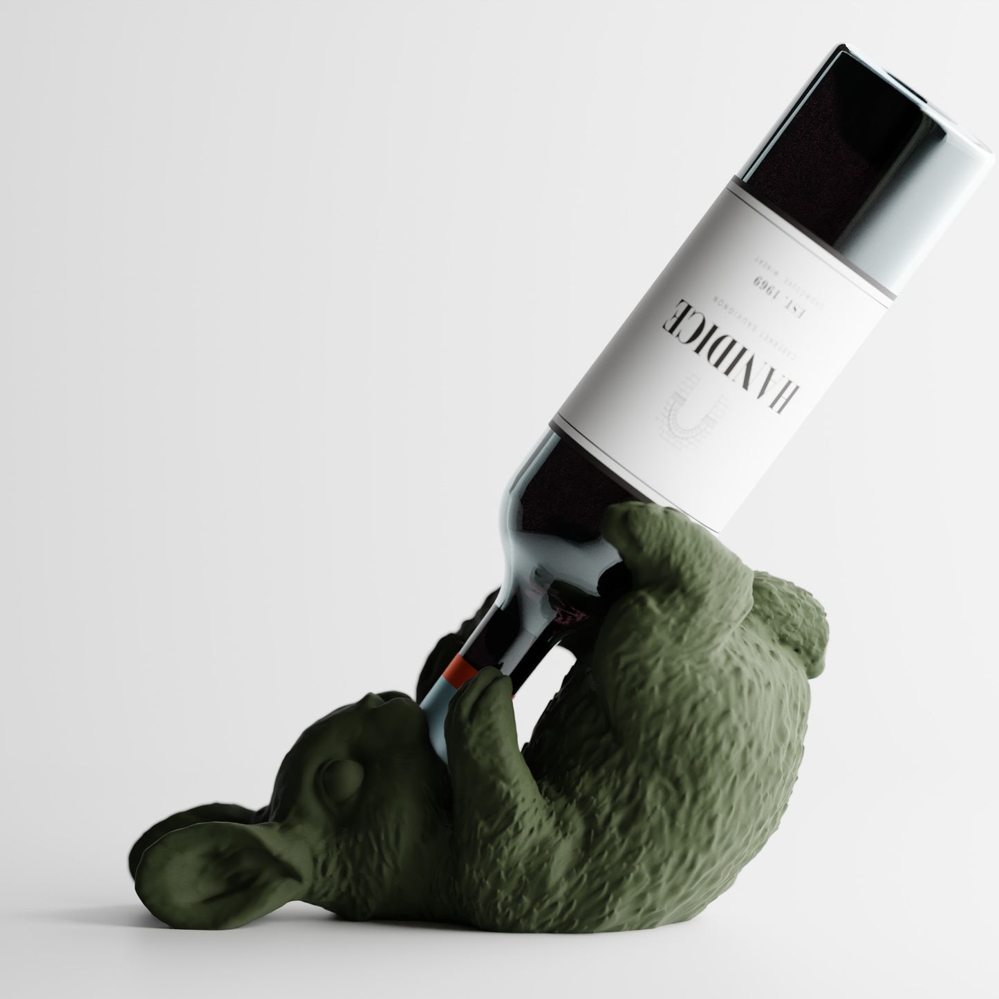 TipsyBun bunny wine bottle holder - variant 1