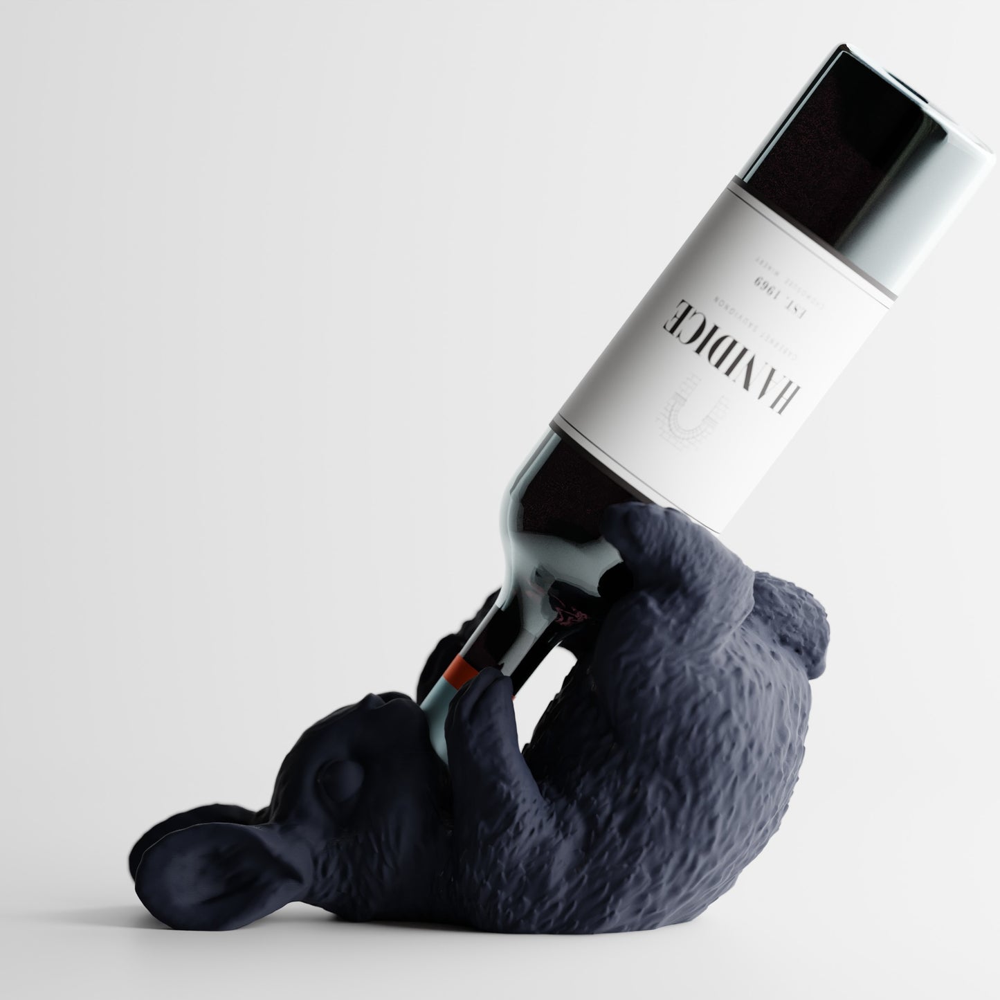 TipsyBun bunny wine bottle holder - variant 2