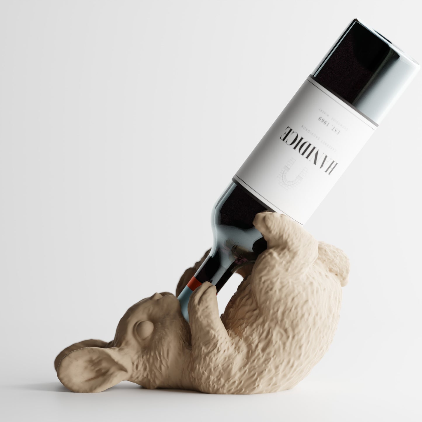 TipsyBun bunny wine bottle holder - variant 3
