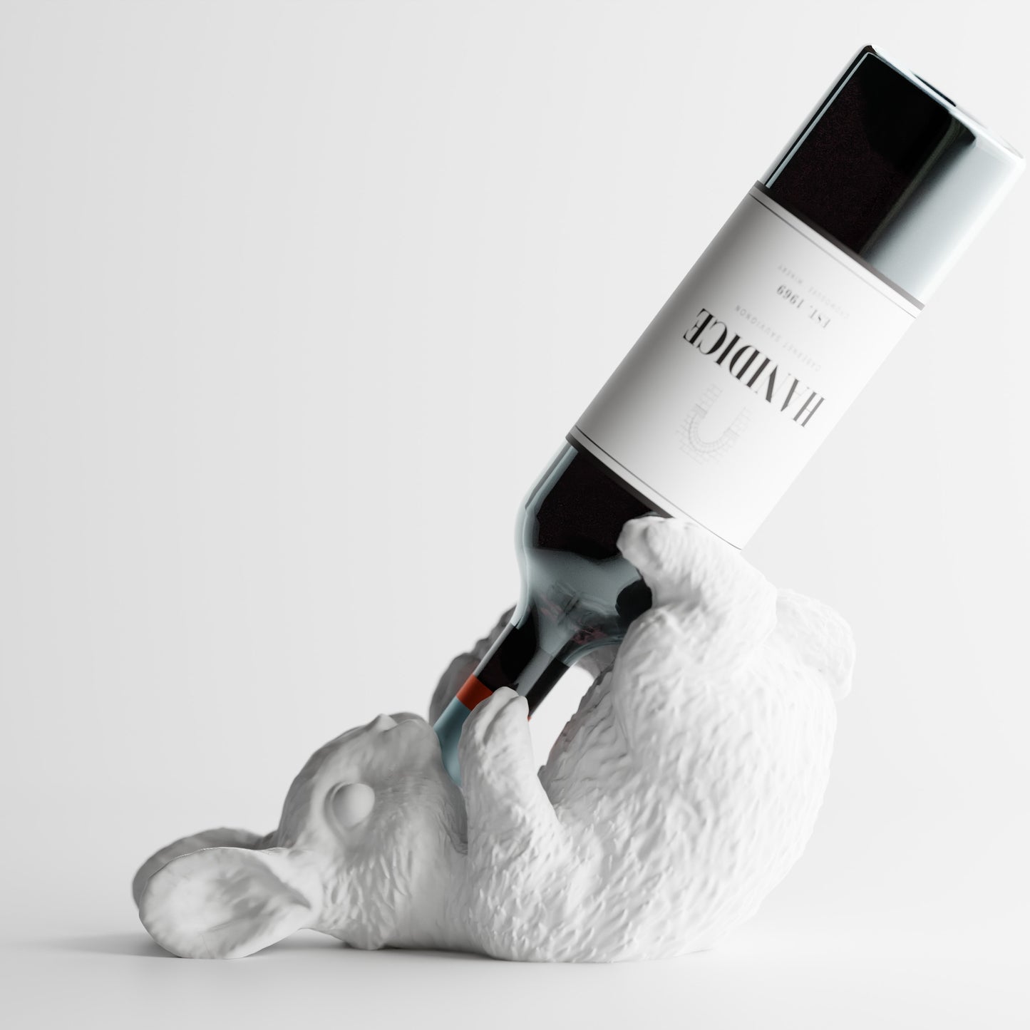 TipsyBun bunny wine bottle holder - variant 4