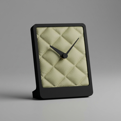 Cloth Pattern clock alternate angle
