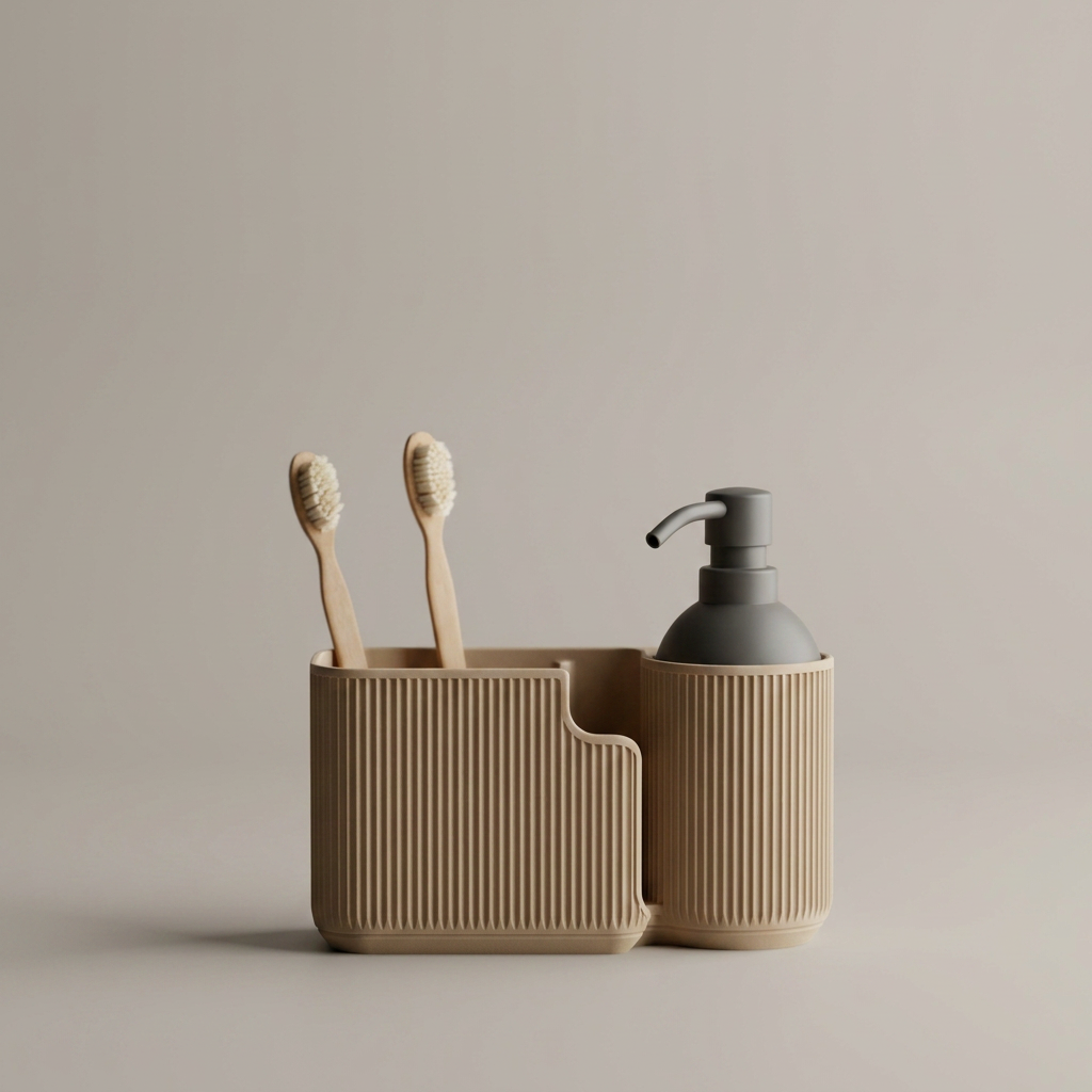 Duova – The Elegant Oval Organizer for Bath & Desk