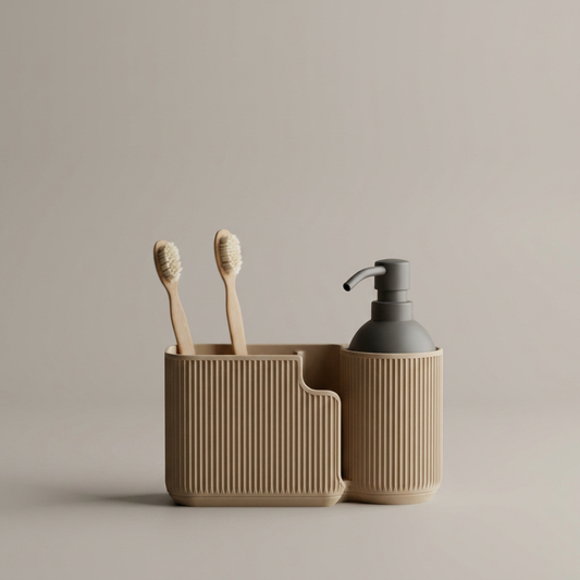Duova – The Elegant Oval Organizer for Bath & Desk