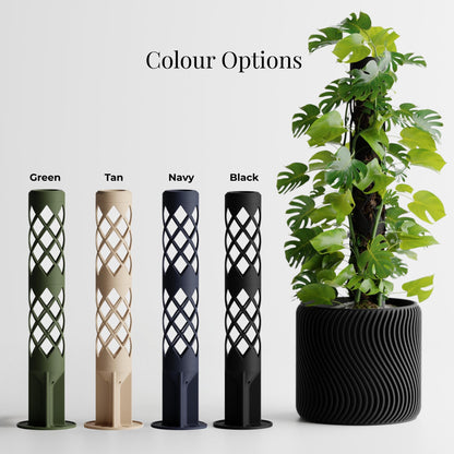 Decorative Moss Pole Kit  Stackable Plant Support for Climbing Plants | Modular & Expandable Trellis