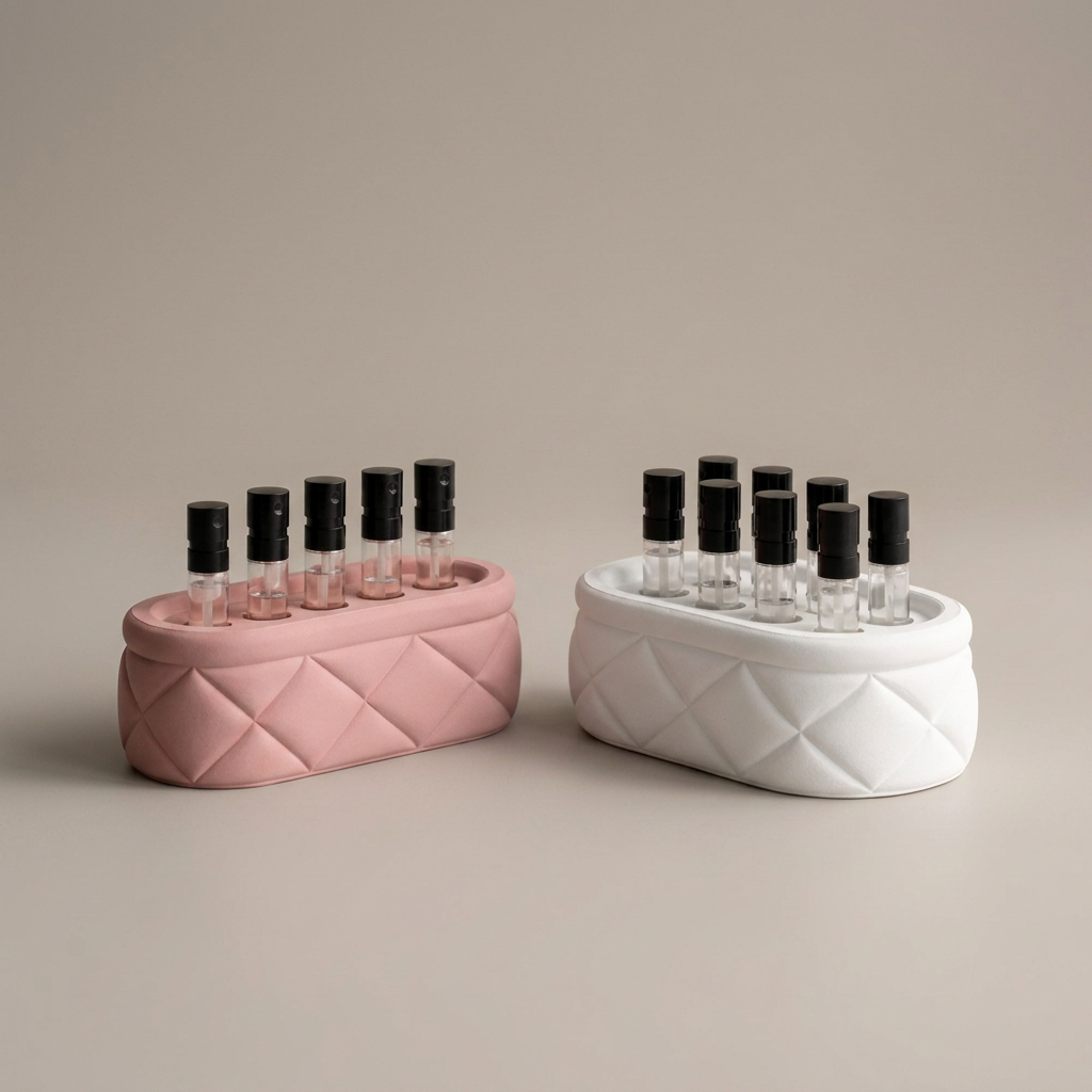 Perfumo – Tactile beauty for delicate scents.