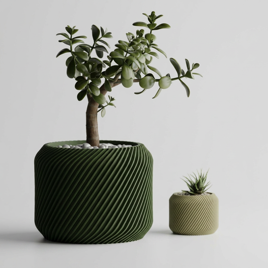 Plant Pot Planter Rib Delta twisted 1