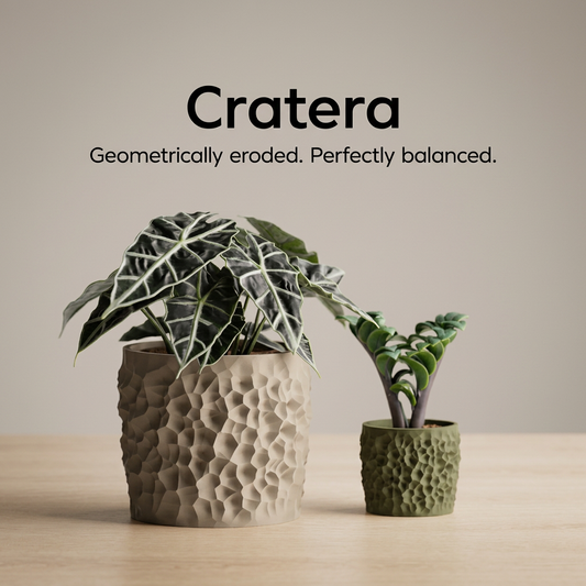Cratera – Geometrically eroded.Perfectly balanced.