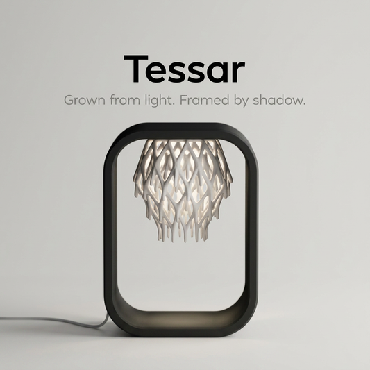 Tessar – Grown from light. Framed by shadow.