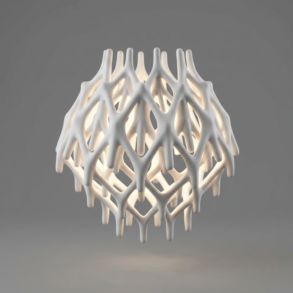 Tessar – Grown from light. Framed by shadow. scale and measurements