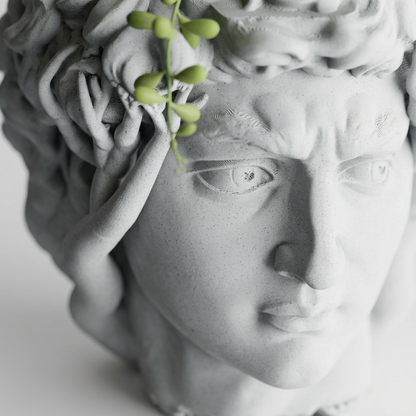 Organic David Planter alternate angle