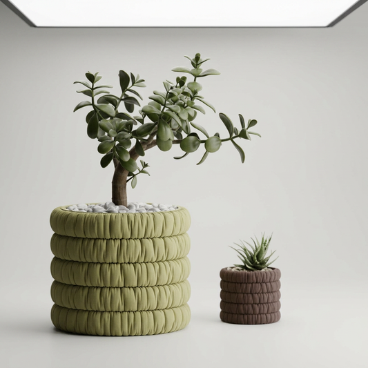 Inflated soft Cloth Planter Plant Pot Vase Series1