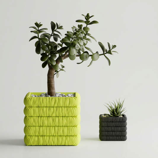 Inflated soft Cloth Planter Plant Pot Vase Series8