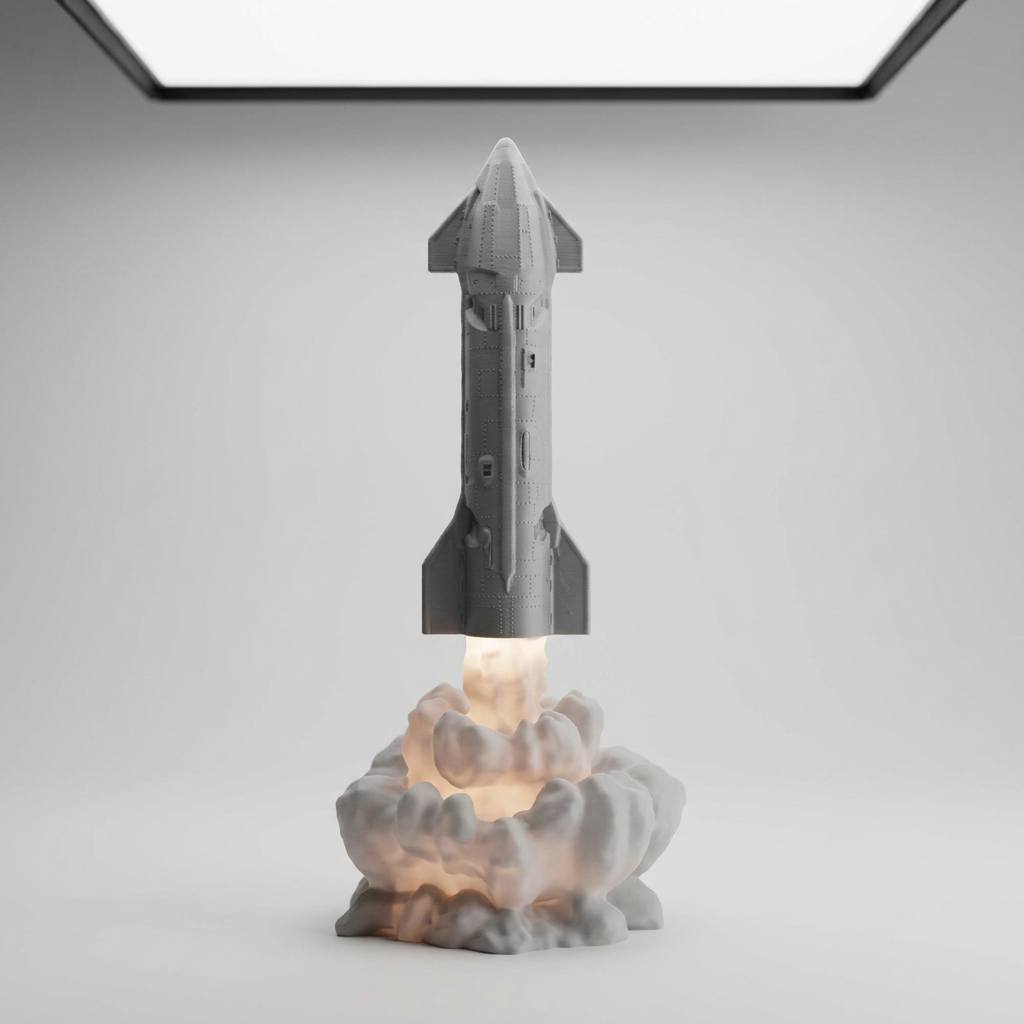 LiftOff – The Rocket Flame Lamp