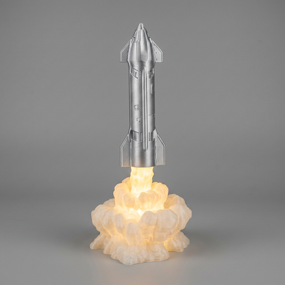 LiftOff – The Rocket Flame Lamp scale and measurements