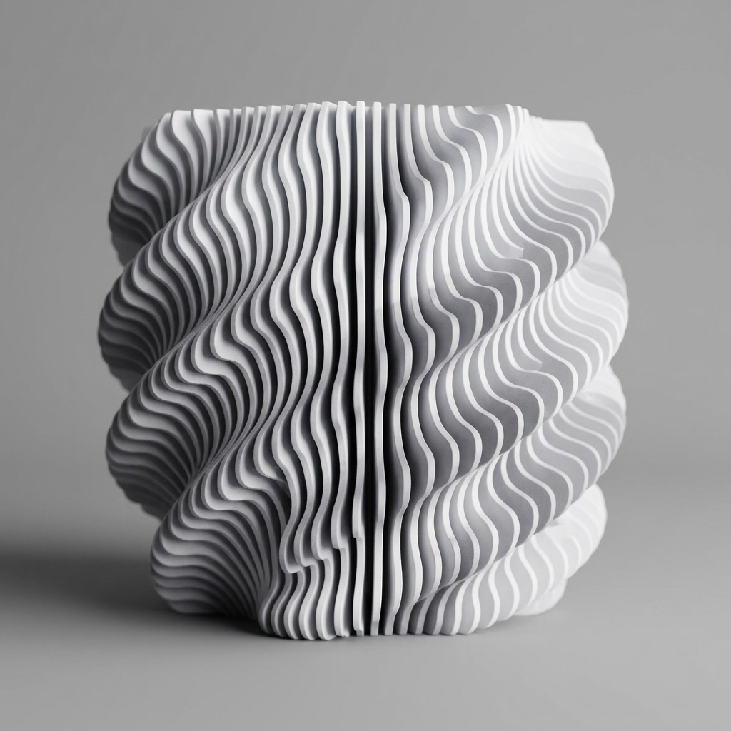 Lunara Vase – One form. Infinite flow. scale and measurements