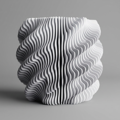 Lunara Vase – One form. Infinite flow. scale and measurements