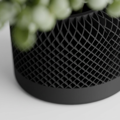 Modern Apple Home Pod Style Plant Pot Vases alternate angle