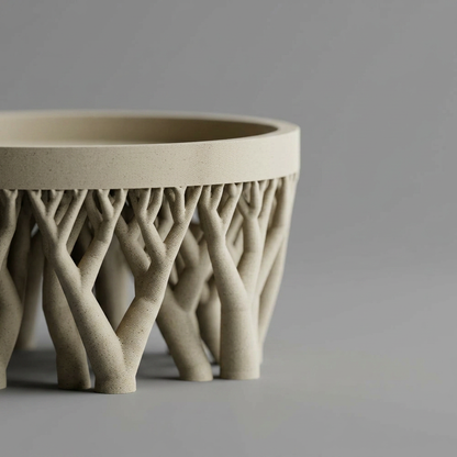 Oragnic Bowl / Planter Stand alternate angle
