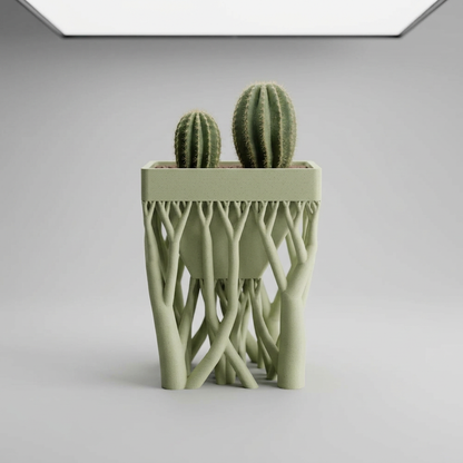 Organic Planter Rectangular alternate angle