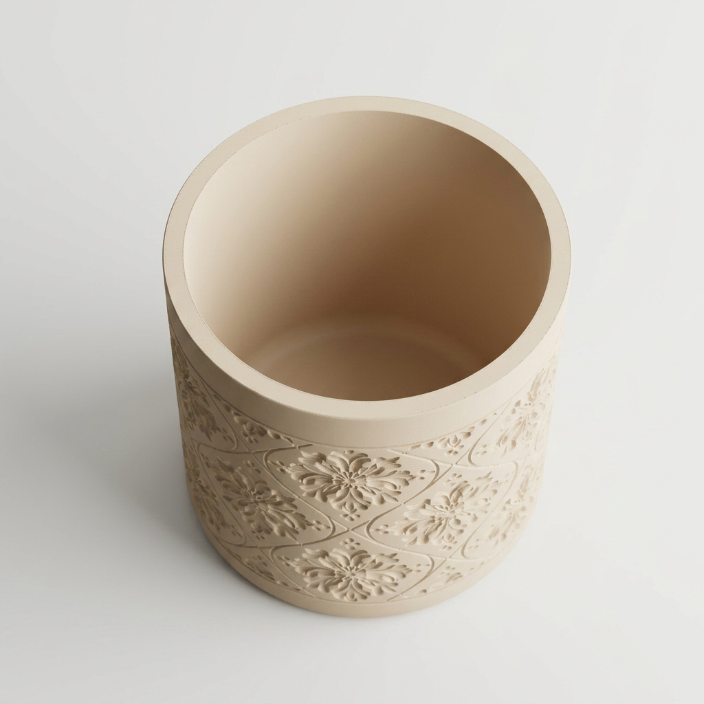 Plant Pot Floral Pattern (2 Versions) alternate angle
