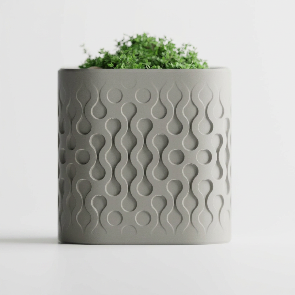 Plant Pot Flowform alternate angle