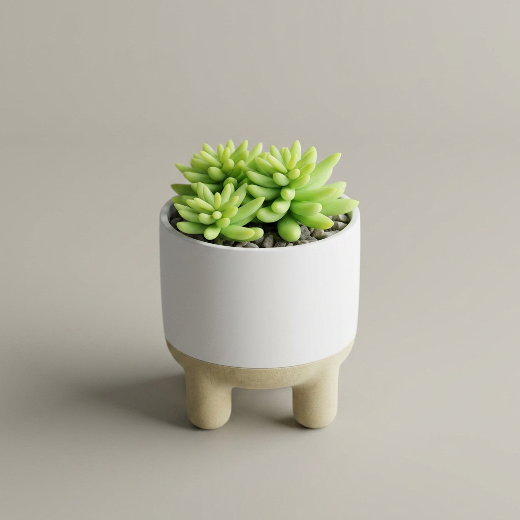Plant Pot Luma – Soft Elegance in Perfect Form scale and measurements