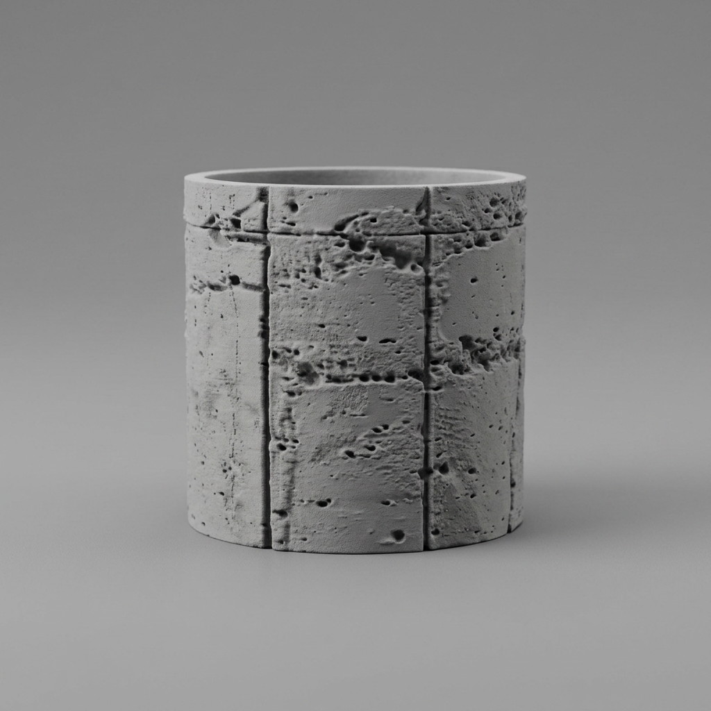Plant Pot Planter Concrete 1 alternate angle