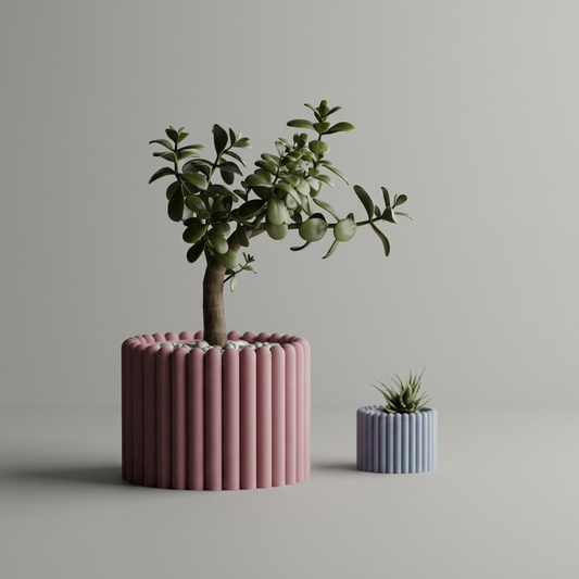 Plant Pot Planter Rounded 1
