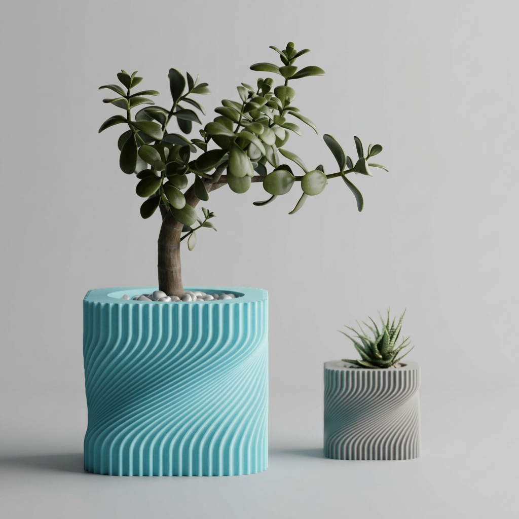 Plant Pot Rivora – A Twist on Elegance