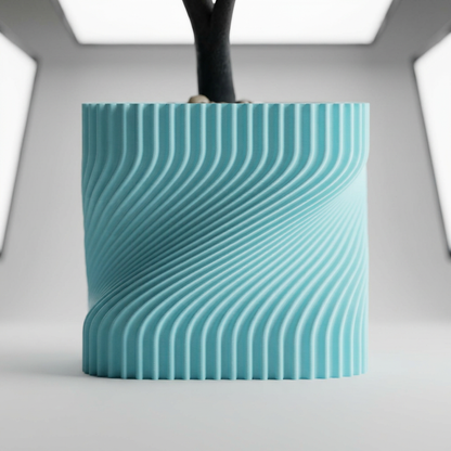Plant Pot Rivora – A Twist on Elegance alternate angle