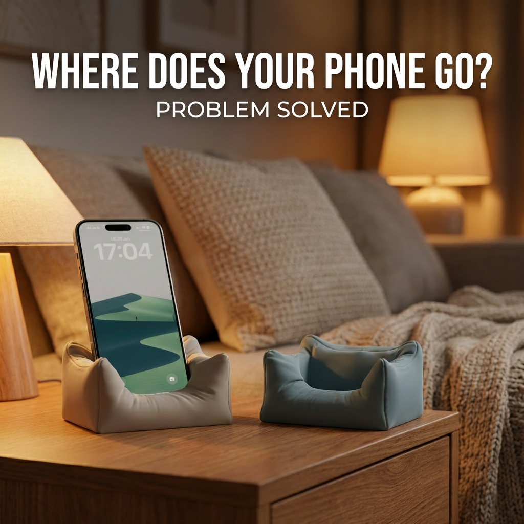 CouchCove - Where does your phone go? Problem solved.