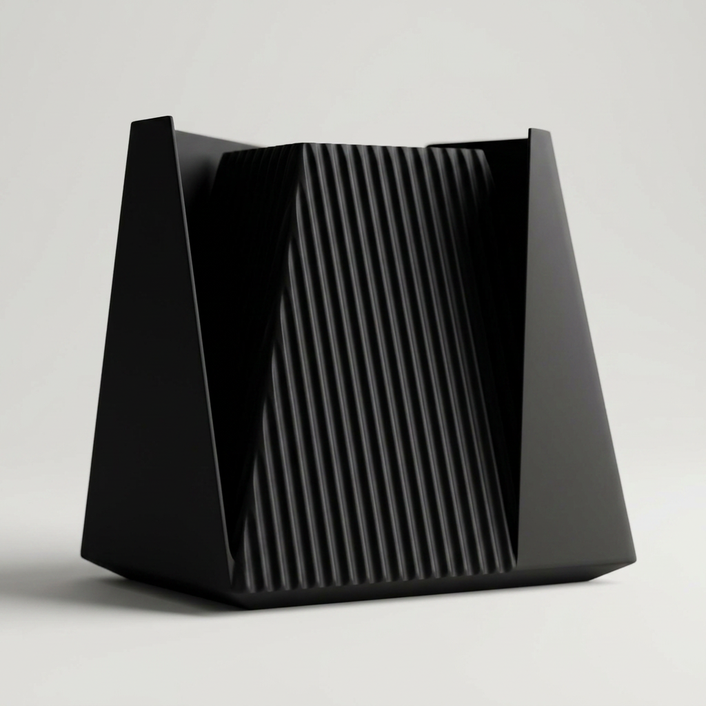 Vase Striato alternate angle